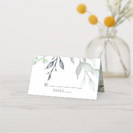 Elegant Botaniska Bröllop Placeringskort