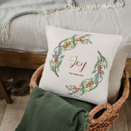 Elegant Botaniska julkransfamiljen Namn Kudde