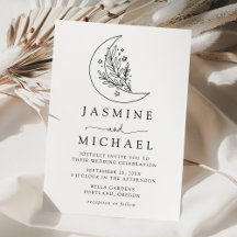 Elegant Botaniska Måne och Stars Bröllop