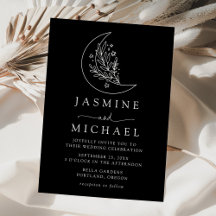 Elegant Botaniska Måne och Stars Bröllop