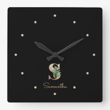 Elegant Botaniska Monogram Brev S