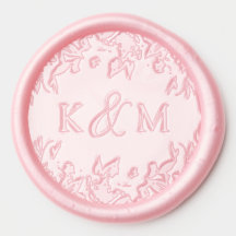 Elegant Botaniska Monogram Bröllop