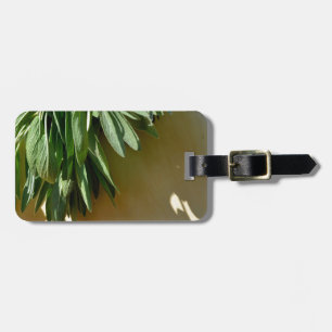Elegant botaniskt grönämne Färskklippt sid Bagagebricka