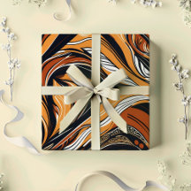 Elegant Botaniskt Löv Pension Gift för Chef