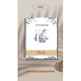 Elegant botaniskt med inledande U