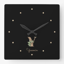 Elegant Botaniskt monogram Brev Y