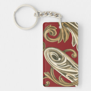 Elegant Botaniskt Motif med Tan Foliage