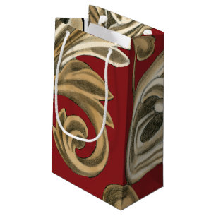 Elegant Botaniskt Motif med Tan Foliage