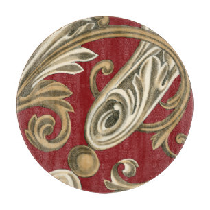Elegant Botaniskt Motif med Tan Foliage