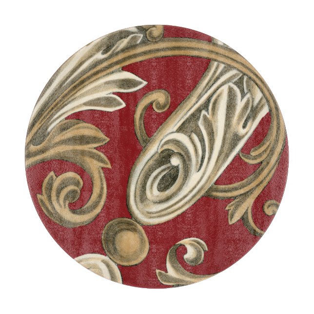 Elegant Botaniskt Motif med Tan Foliage (Framsidan)