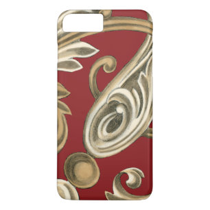 Elegant Botaniskt Motif med Tan Foliage