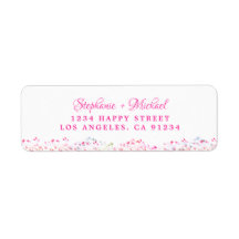 Elegant Botaniskt Rosa Greenery lövs