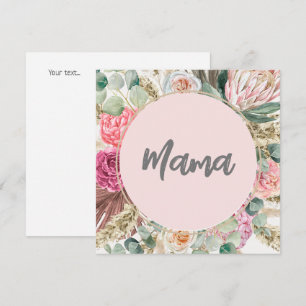 Elegant Botaniskt vacker blommigt för mamma