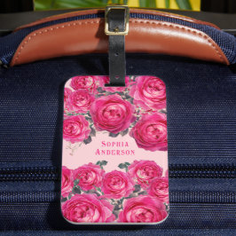 Elegant Bouquet of Ro Personlig Bagagebricka