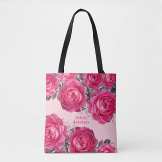 Elegant Bouquet of Ro Personlig Tygkasse