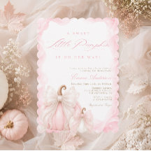 Elegant Bow Flicka Baby Höst Pumpa Baby Shower