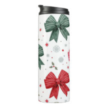 Elegant Bow Jul Tumbler för henne