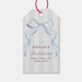 Elegant Bow Personlig Sjungfrufest Presentetikett