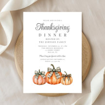 Elegant Bow Pumpkins Thanksgiving