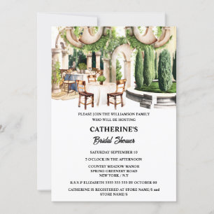 Elegant bra Dining poplar topiary-restaurang Inbjudningar