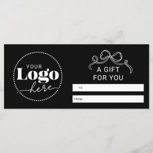 Elegant Branded Logotyp Business Gift Certificate