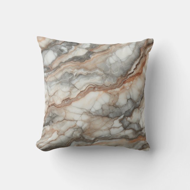 Elegant Breccia: Marble in Natural Splendor Kudde (Framsida)