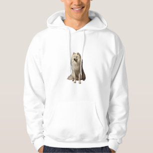 🐾 Elegant Breed Samoyed Porträtt Manar's Hoodie