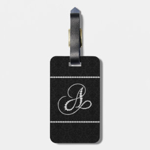 Elegant Brev A Moukling Diamonds-Monogram Bagagebricka