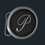 Elegant Brev P, mousserande diamanter - Monogram<br><div class="desc">Elegant monogram av vita gnistrande diamanter initialt brev M. Annat brev kommer snart. Skicka mig ett meddelande om Zazzle om du behöver ett annat brev. Detta är en bild av diamanter och är inte äkta eller falsk.</div>