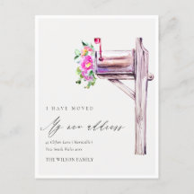 Elegant Brevlåda med livlig Rosa Blommigt som jag