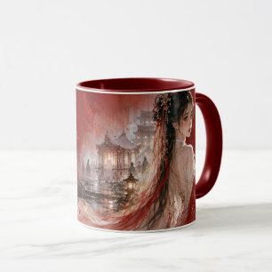 Elegant Bridalcore Fantasy Mugg