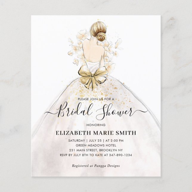 Elegant Bride Bröllop Gown Dress Möhippa Inv (Framsida)