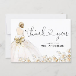 Elegant Bride Gown Dress Guld Blommigt Möhippa