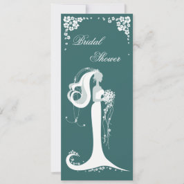 Elegant Bride Möhippa Party Inbjudningar