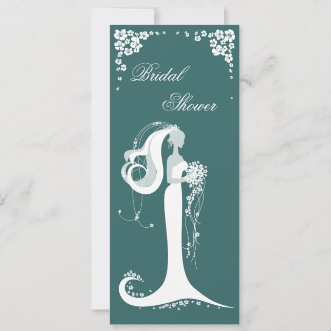 Elegant Bride Möhippa Party Inbjudningar (Framsida)