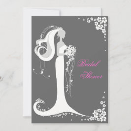 Elegant Bride Möhippa Party Inbjudningar