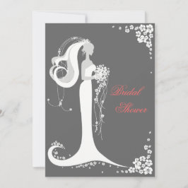 Elegant Bride Möhippa Party Inbjudningar