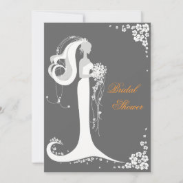 Elegant Bride Möhippa Party Inbjudningar