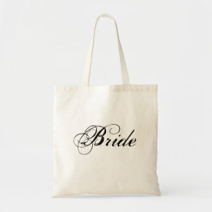 Elegant Bride Tote Bag Tygkasse