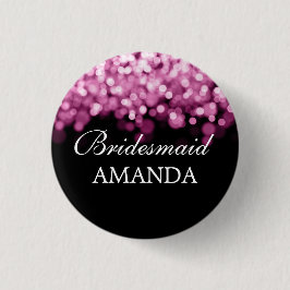 Elegant Bridesmaid Favor Rosa Ljus Knapp