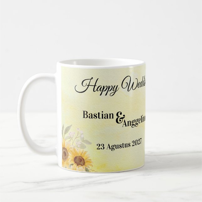 Elegant Bridesmaid Gift Mug Kaffemugg (Vänster)