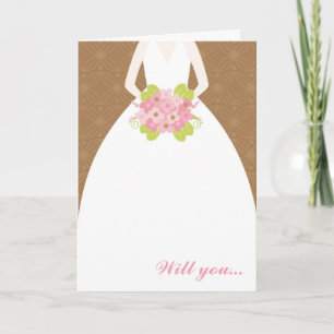 Elegant Bridesmaid Inbjudan