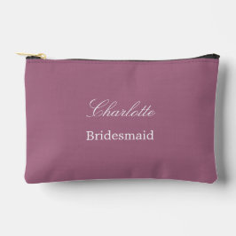 Elegant Bridesmaid Mauve Accory Pouch