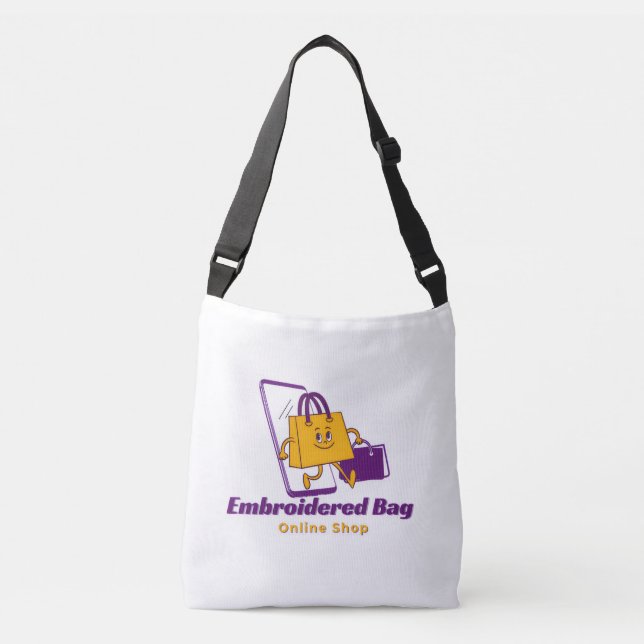 Elegant Broderad Väska – Stylfull & Tålig Varje Da (Framsida)