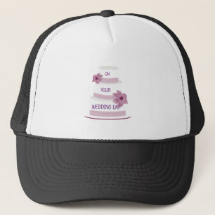 Elegant bröllop Cake Keps