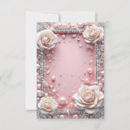 Elegant bröllop dekorativt ram inbjudningar