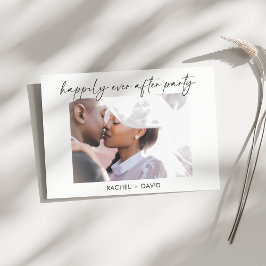 Elegant Bröllop Flykt Parti Foto Bröllopsfirande Inbjudningar