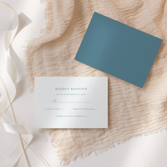 Elegant Bröllop Formell OSA Kort (Skapare uppladdad)