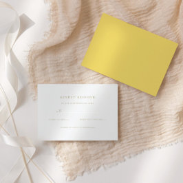 Elegant Bröllop Formell OSA Kort