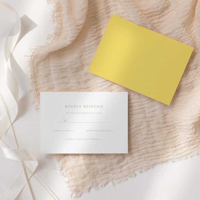 Elegant Bröllop Formell OSA Kort (Skapare uppladdad)